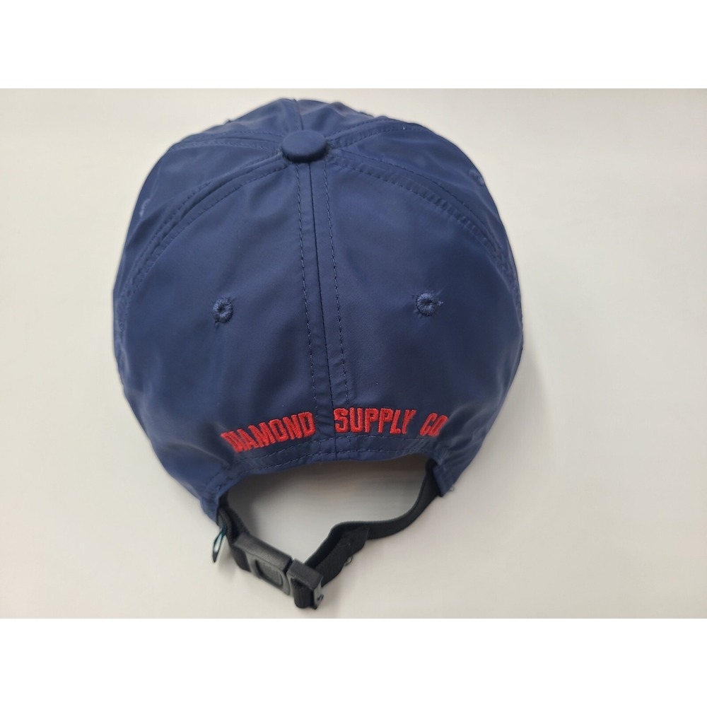 Diamond Supply Co Company Nylon Snap Adjustable Hat Cap Skate Men Women Blue Red - Picture 8 of 12
